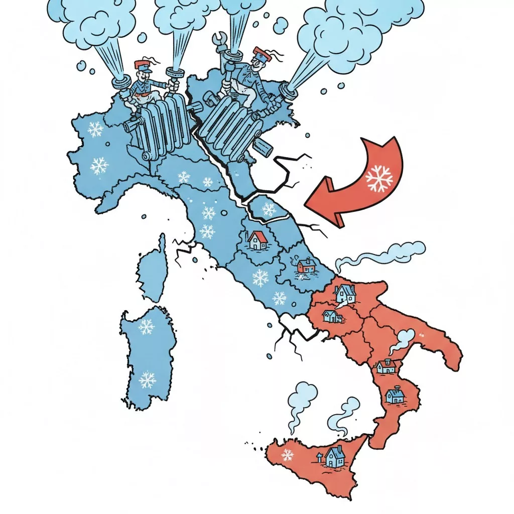 distacco riscaldamento centralizzato