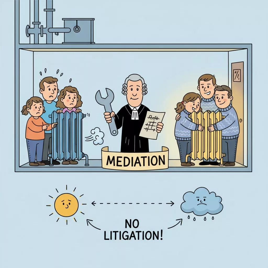 distacco riscaldamento centralizzato