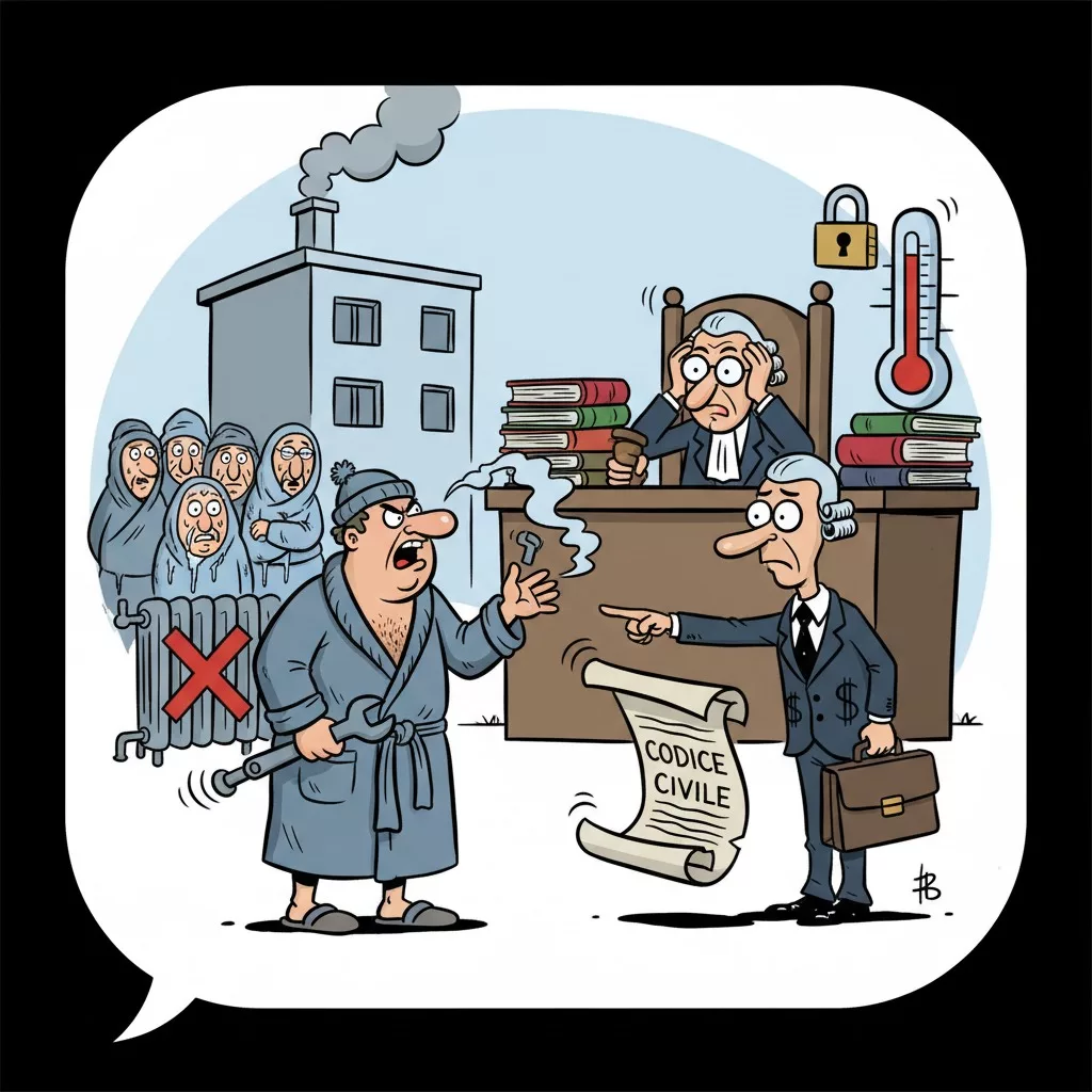 distacco riscaldamento centralizzato